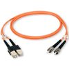 Black Box EFN110-003M-STSC, 3 M, PVC, Multi-Mode Fiber Optical Patch Cable, 1 pc