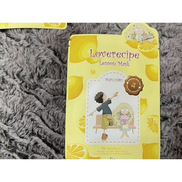 Sally's Box Women's Facial Skin Toner Loverrecipe Lemon Mask