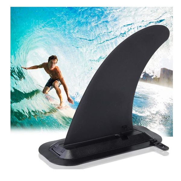 Tyenaza Surf Flossen, Surfboard Center Fin PVC Stand Up Aufblasbare Paddel Wasser Surfboard Flossen Ersatz Single Center Paddle Board Flossen - Longboard Kayak Flossen von