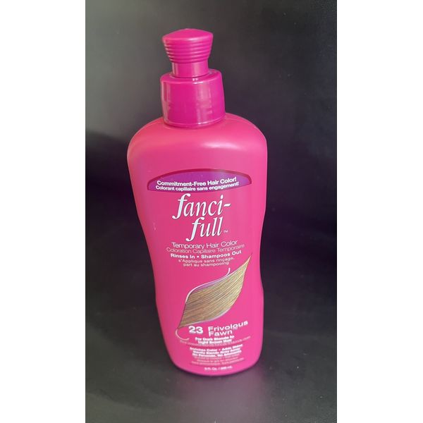 Fanci-Full Temporary Hair Color 23 Frivolous Fawn Unused Full Bottle 9oz