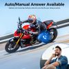 Motorcycle Helmet Headset Bluetooth 5.3 Speaker Waterproof Hands-Free w/ Mic New