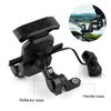 15W Wireless+USB Charging Phone Holder Mount Universal for Motorcycle Handlebar