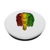 Reggae, cooler Bison, Dreadlocks, Dreads, Rasta, Rastafari PopSockets mit austauschbarem PopGrip