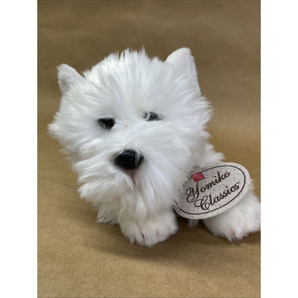 Yomiko Classics Russ Berrie West Highlander Terrier White Dog Stuffed Animal