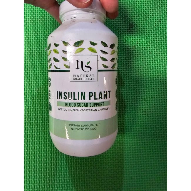 Natural Smart Health Insulin Plant Blood Sugar Support 6.3oz exp-4/2025 *DENTED*