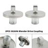 2X 502696 Compatible With Waring CB15 CB15T Commercial Blender Drive Coupling E8