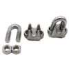 Castuvy 5 Pack Wire Rope Clamp/Wire Clamp 1/2" Galvanized, Hardware Rigging Wire Rope Lock
