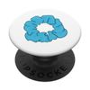 Scrunchie Hair Scrunchie with Blue Light Pastel Coloured Hair Scrunchie PopSockets with Interchangeable PopGrip