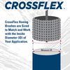 Weiler 34144 CrossFlex Standard Duty Bore Brush 3/8 Diameter, 320SC Grit