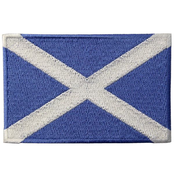 Scotland Flag Scottish National Emblem Embroidered Iron On Sew On Patch