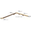Polar 小判 Shape Adjustable Bracket 32 mm × 50 mm BR – 211 , , , umber,