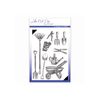 John Next Door Clear Stamp - Garden Tools