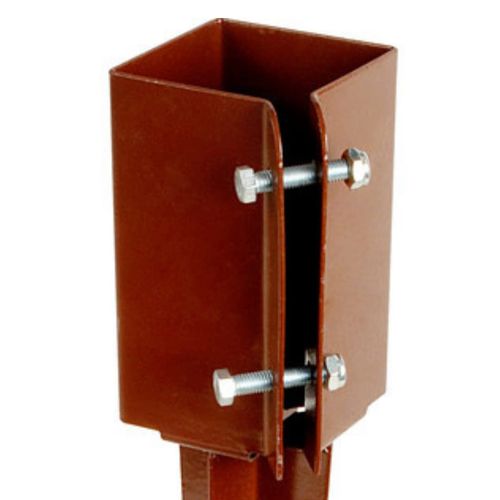 [FIXINGS DIRECT®] 100mm (4") Industrial Fence Post Spike Support 750mm Long Drive Down Post Spike Kit (Includes Free Driving Tool) (2)