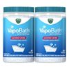 Vicks Vapobath Bath Crystals 2 Pack 15 Oz Soothing Bath Soaking Solution With Vicks Vaporub Vapors 30 Ounce (OLD)
