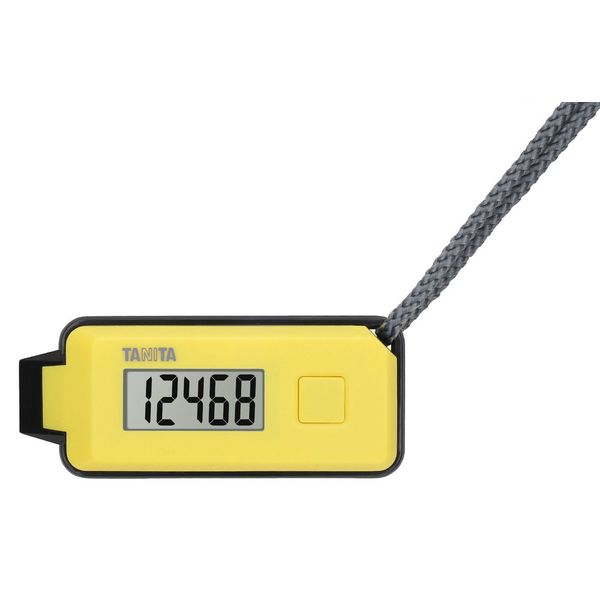 Pedometer with Emergency Whistle FB-738 Pedometer with 3D Sensor, Yellow