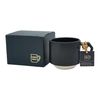 Chips Japan Stackable Ceramic Coffee Mug, Tea Cup - 9.5 Oz Dishwasher Safe And Microwave Safe (Matte Black)