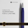 Cross Classic Century Translucent Ballpoint Pen - Translucent Blue Lacquer