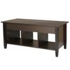 Tabletop Table Lift Top Coffee Table with Hidden Storage Compartment Shelf