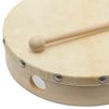World Rhythm Hand Drum - 6 inch Frame Drum - Beater Included