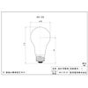 Marine Light Bulb A60 E26 Base Clear 24V 20W KN24V20W
