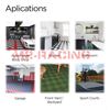 42pcs 16"x16" Orange Garage Floor Mat Perforated Flooring Tile Shop Interlocking