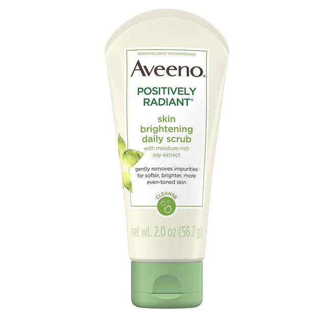 Aveeno Positively Radiant Skin Brightening Exfoliating Daily Facial Scrub ,2.0 O