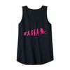 Evolution Skiing Gloves Mountains Ski Instructor Skier Girls Tank Top