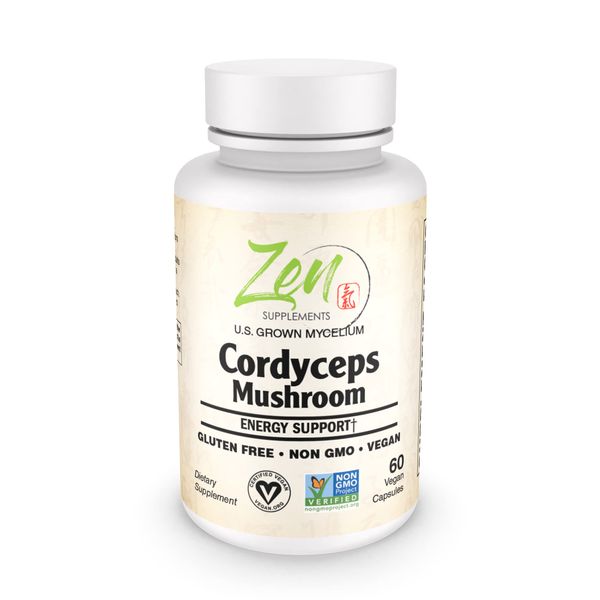 Cordyceps Mushroom Supplement - 60 VegCaps