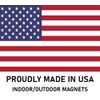 US Flag Middle Finger Flipping The Bird Magnet Sticker US Made
