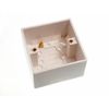 One Stop DIY Surface Mount Pattress Switch Socket Back Box 1 Gang 47mm Deep NEW