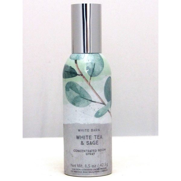 BATH & BODY WORKS WHITE TEA & SAGE ROOM SPRAY 1.5 OZ