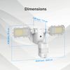 SANSI 10,000LM LED Security Light with Motion Sensor 90W IP65 W/Remote Control