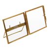 dotcomgiftshop Standing Brass Frame 8cmx8cm