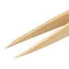 sourcingmap Bamboo Nonslip Anti-Static Pointed Tip Tweezer Repair Tool 3pcs