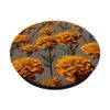 Lebendige Ringelblumen-Oberfläche, botanischer Kunstausschnitt PopSockets Klebender PopGrip
