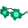Beistle Glittered Shamrock Fanci-Frames, Green, One Size