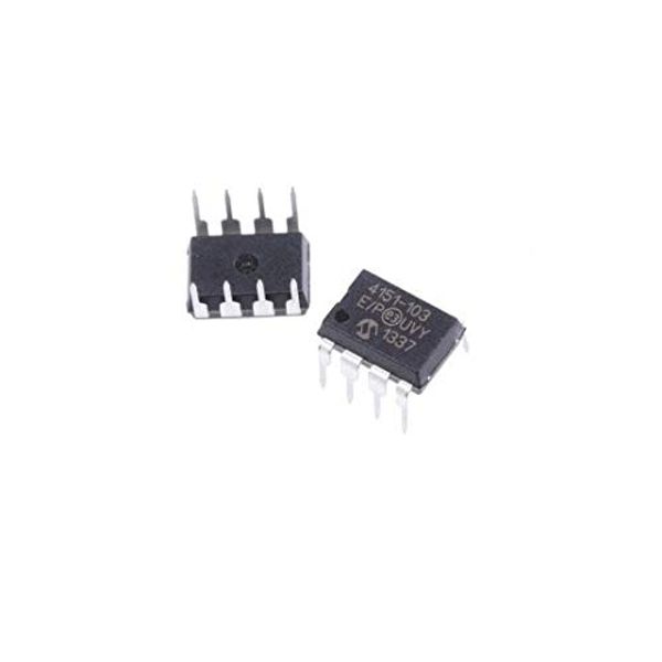 Microchip 10kΩ 257 Position SPI 8-Pin PDIP MCP4151-103E/P Digital Potentiometer, 2 Pack