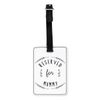 Gift Base Reserved for Mummy Visual Luggage Tag with Black Strap