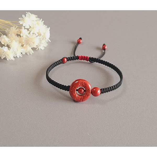 [Charm Bracelet] 98% wish fulfillment, real stone ring knot bracelet ver.