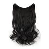 OneHorse Women's One-Touch Long Perm Wave Mega Volume Gradient Natural Hair Extensions Medical Collar Wig