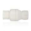5-Pack EFIELD 1/2-Inch PVC Inline Check Valve Solvent Connections, White, (1/2-inch)