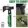 FLISSA 14-in-1 Multitool Axe Hammer Camp Hatchet Multi Tools LED Light EDC Knife