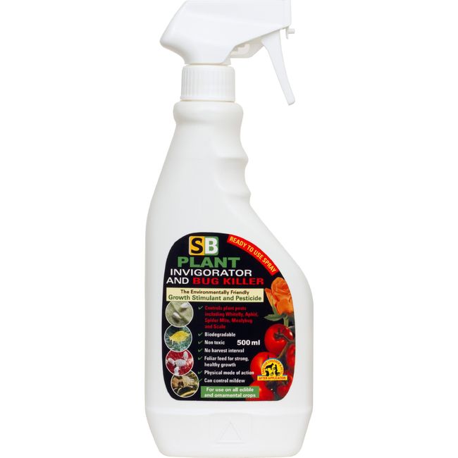 Growth Technology Ltd SB Plant Invigorator and Bug Killer 500ml - Ready to Use