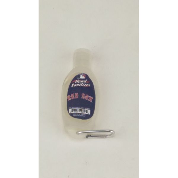 Official MLB Licensed Carabiner Clip Travel Sz Hand Sanitizer  Boston Red Sox