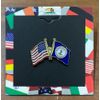 Virginia-US Double Lapel Pin Enamel Lapel Pin