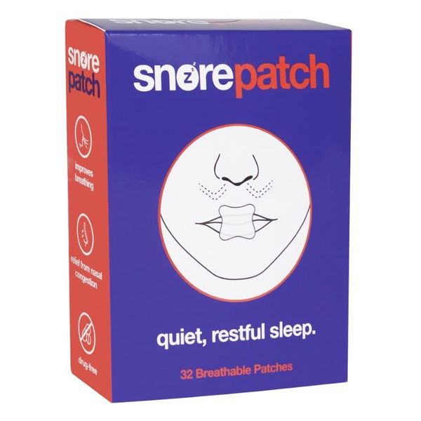 SnorePatch | Snore Patch | Reduce or Stop Snoring | Anti Snoring Sleep Patch | Advanced Gentle Mouth Tape to Mute Snoring for Better Nose-Breathing | Improved Night time Sleeping and Snoring Relief