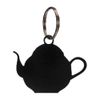Village Wrought Iron Teapot Keychain Key Ring