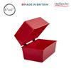 Deflecto Value Size 6 x 4 Index Card Box - Red