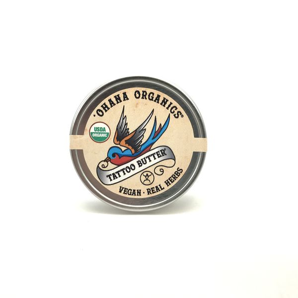 Organic, Vegan Tattoo Butter 6oz tin
