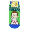 Small Planet Curious George Character Women's Socks/Heart